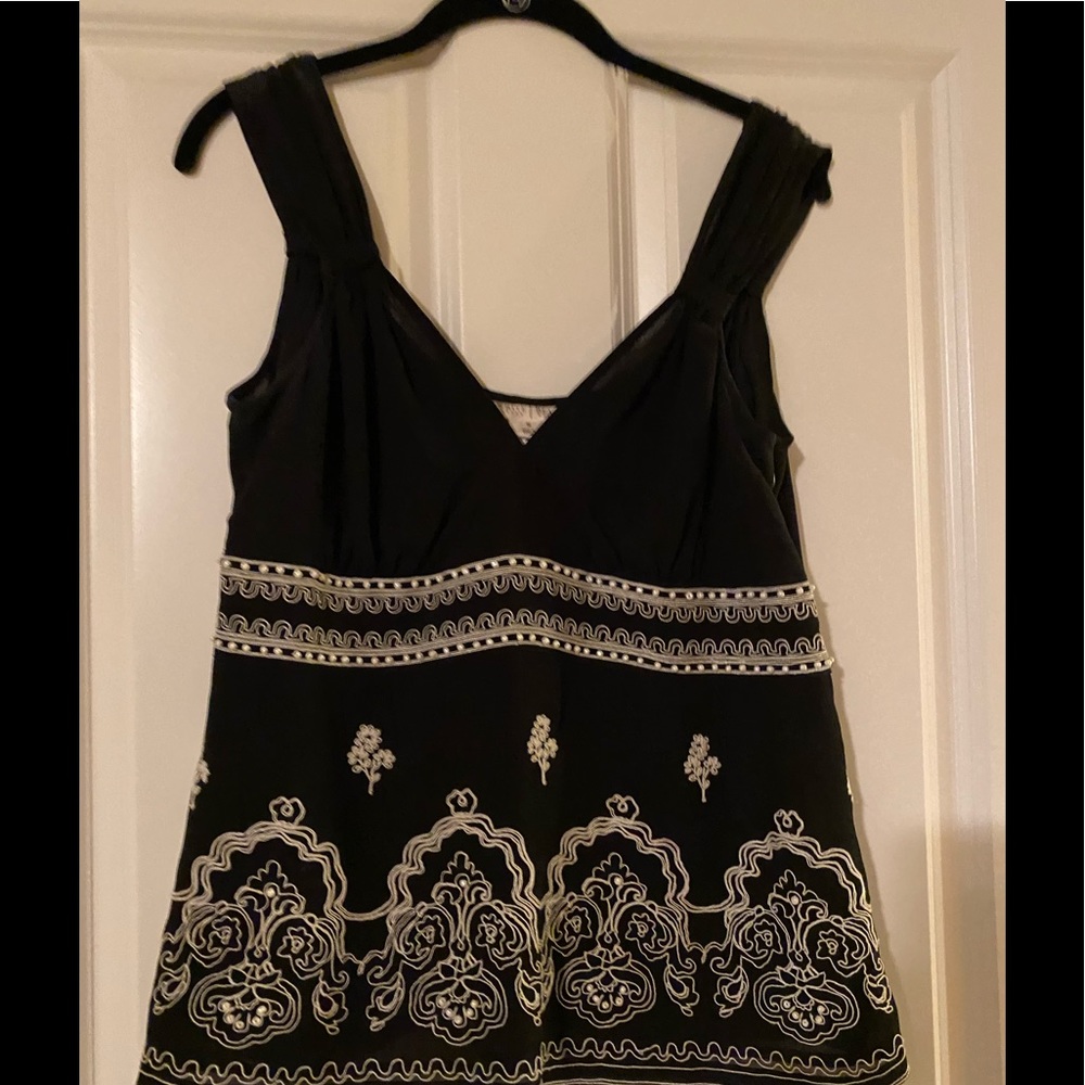 Dressy tank blouse